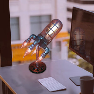 🔥Early Father's Day Hot Sale🎁- Steampunk Rocket Lamp