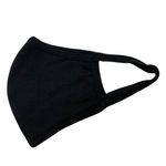 New Black Washable Reusable Face Mask 100% Cotton (In Stock) - Triple Layer - 5 Pack, Ships From USA