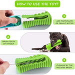 Dog Toys for Aggressive Chewers Large Medium Breed Dog Chew Toys Dog Toothbrush Nearly Indestructible Squeaky Interactive Tough Extremely Durable Toys for Medium Large Dogs