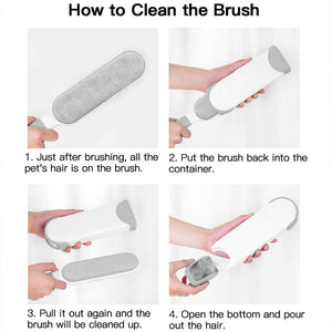 Pet Hair Remover Brush & Lint Brush - 2 Brushes