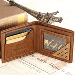Personalized Photo Leather Men's Wallet - Genuine Leather