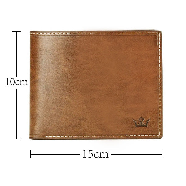 Personalized Photo Leather Men's Wallet - Genuine Leather