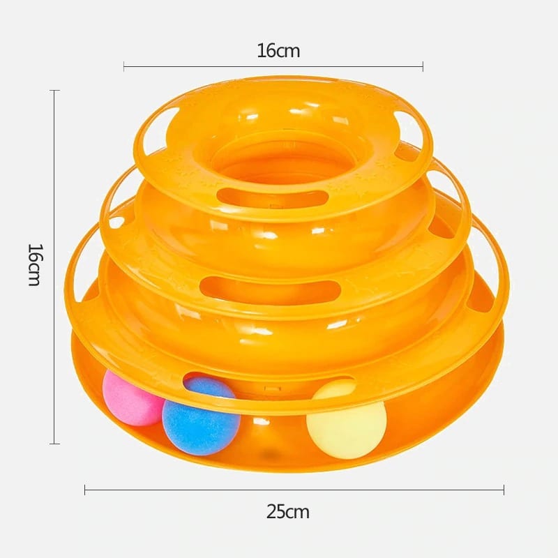 Cat Toy Tower Training Ball