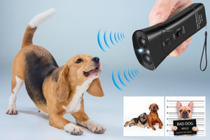 Petgentle Ultrasonic Anti Dog Barking Pet Trainer LED Light Gentle Chaser Device