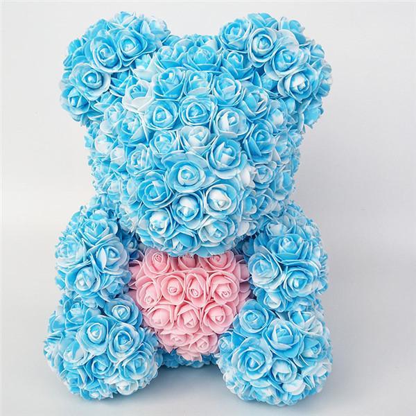 Handmade Rose Teddy Bear